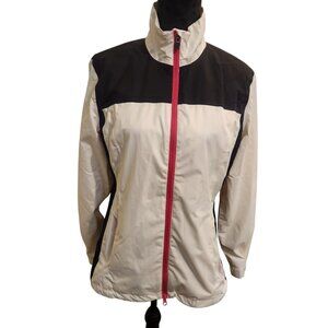 Maggie Lane Women's Zip Up Lightweight Activewear Windbreaker Jacket Size L